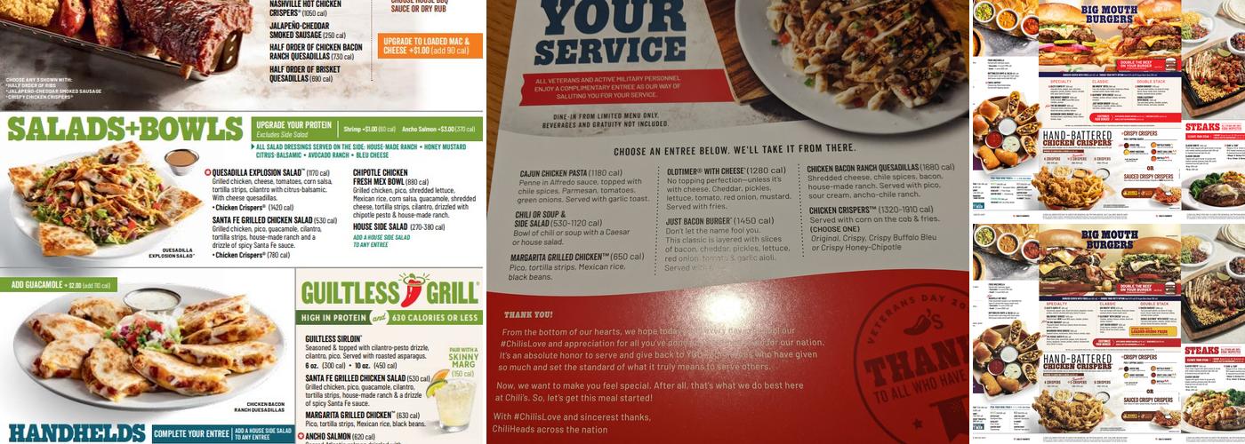 Chili's Grill & Bar Menu