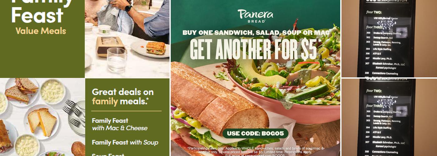Panera Bread Menu