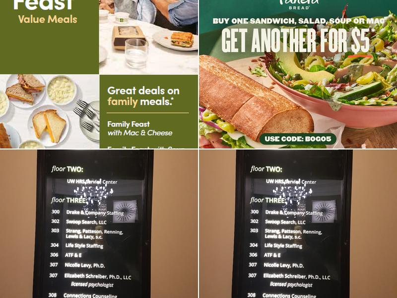 Panera Bread Menu