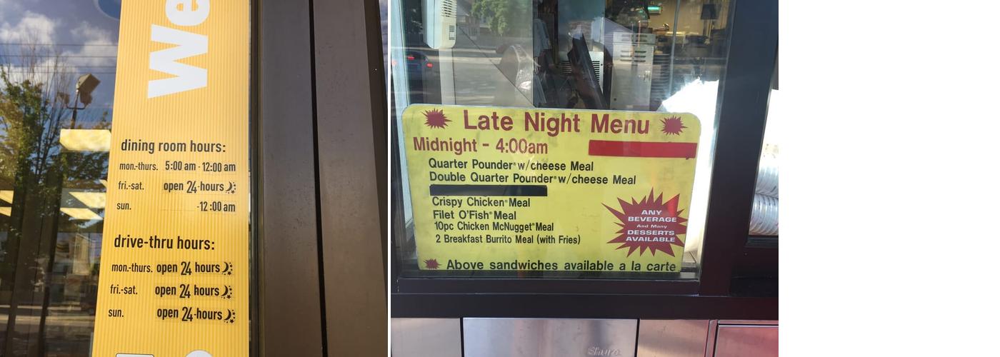 McDonald's Menu