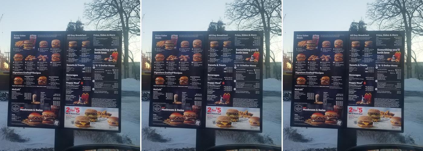 McDonald's Menu