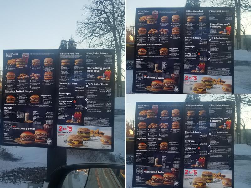 McDonald's Menu