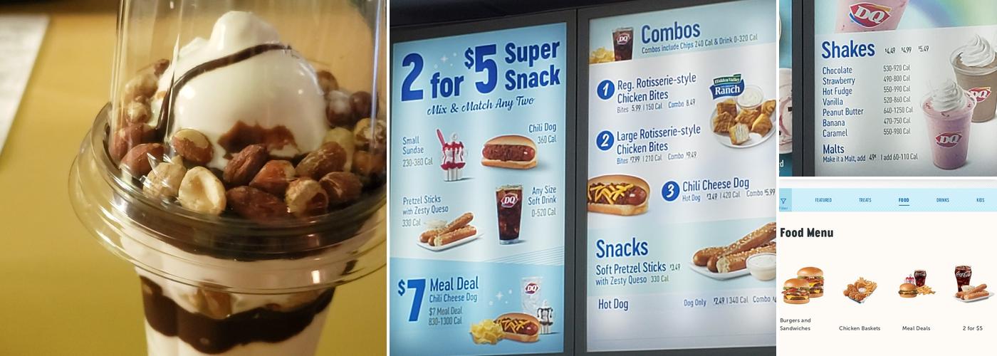 Dairy Queen (Treat) Menu