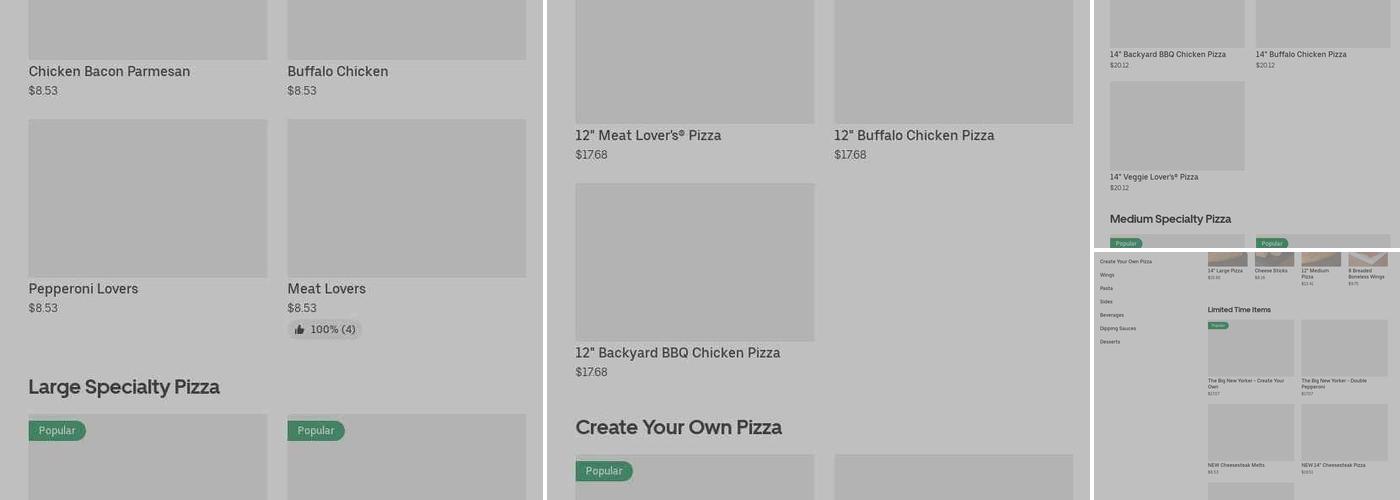 Pizza Hut Menu