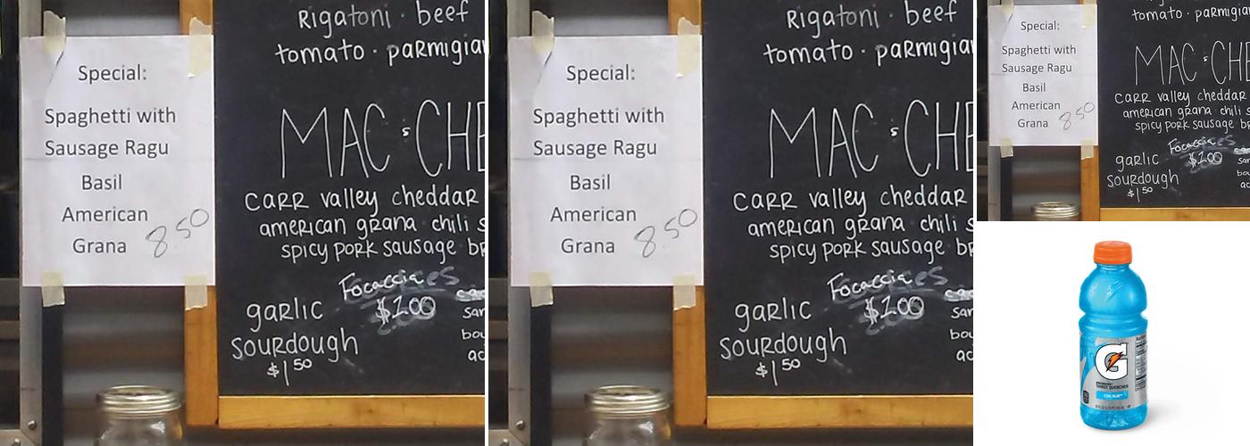 Subway Menu