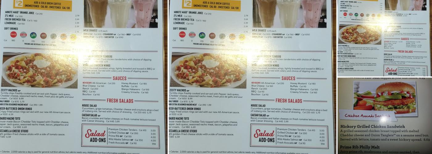 Denny's Menu