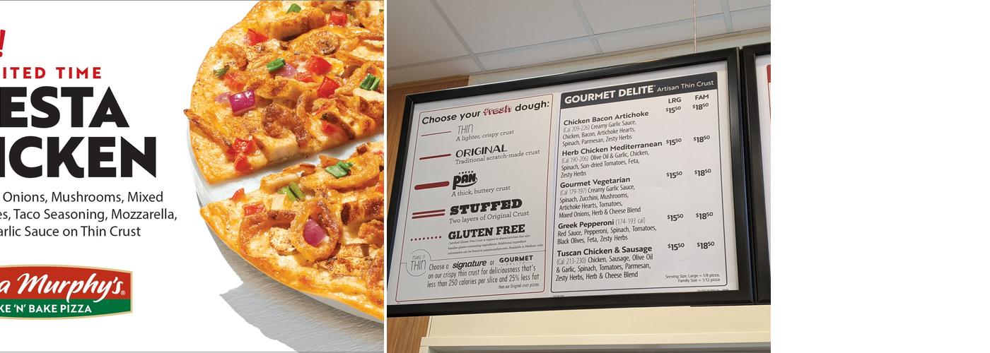 Papa Murphy's Take 'n' Bake Pizza Menu