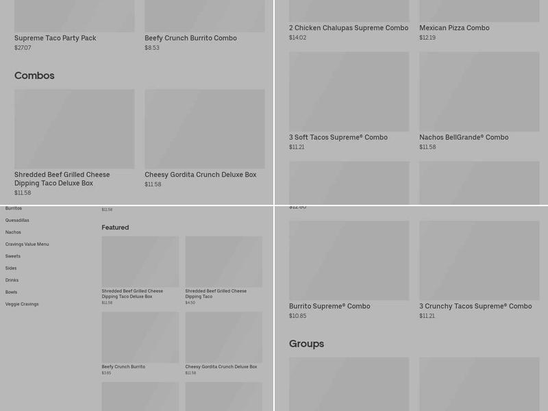 Taco Bell Menu