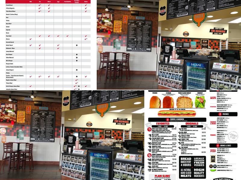 Jimmy John's Menu