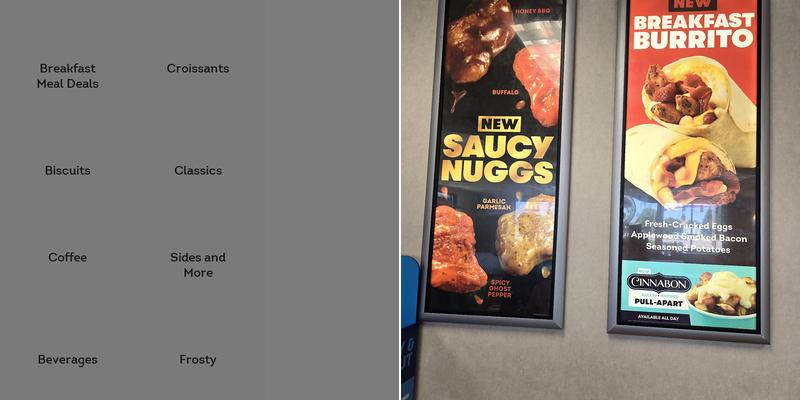 Wendy's Menu