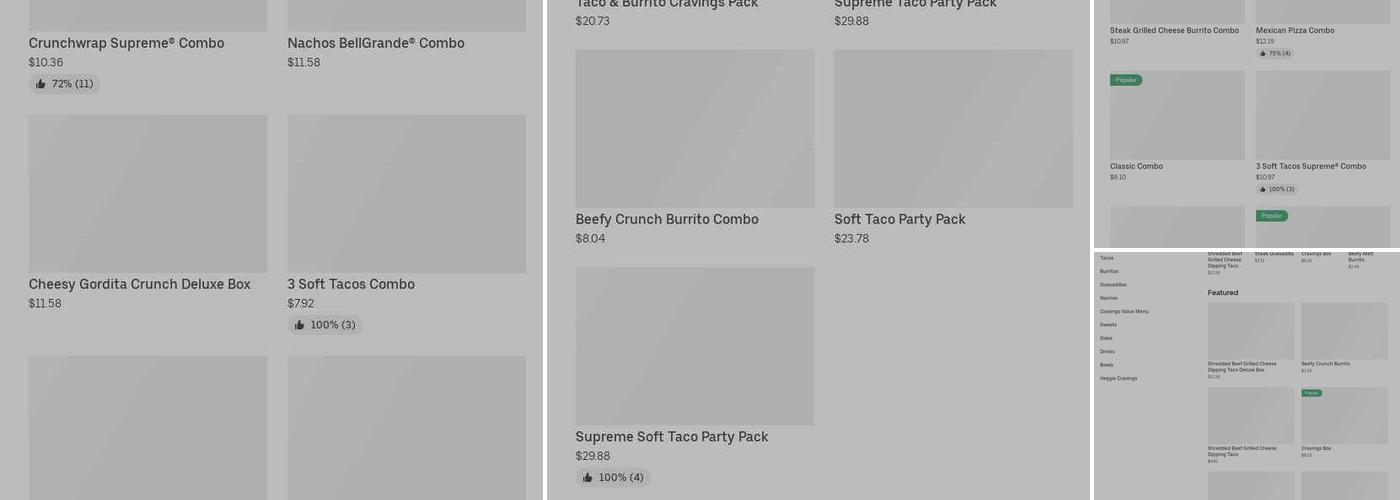 Taco Bell Menu