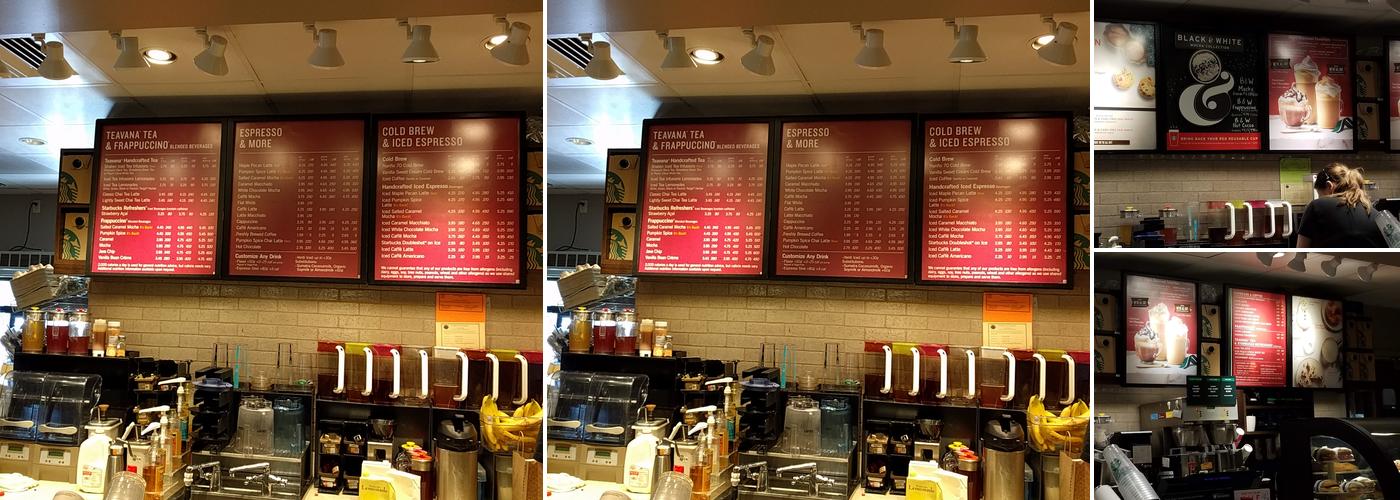 Starbucks Menu