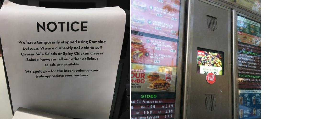 Wendy's Menu