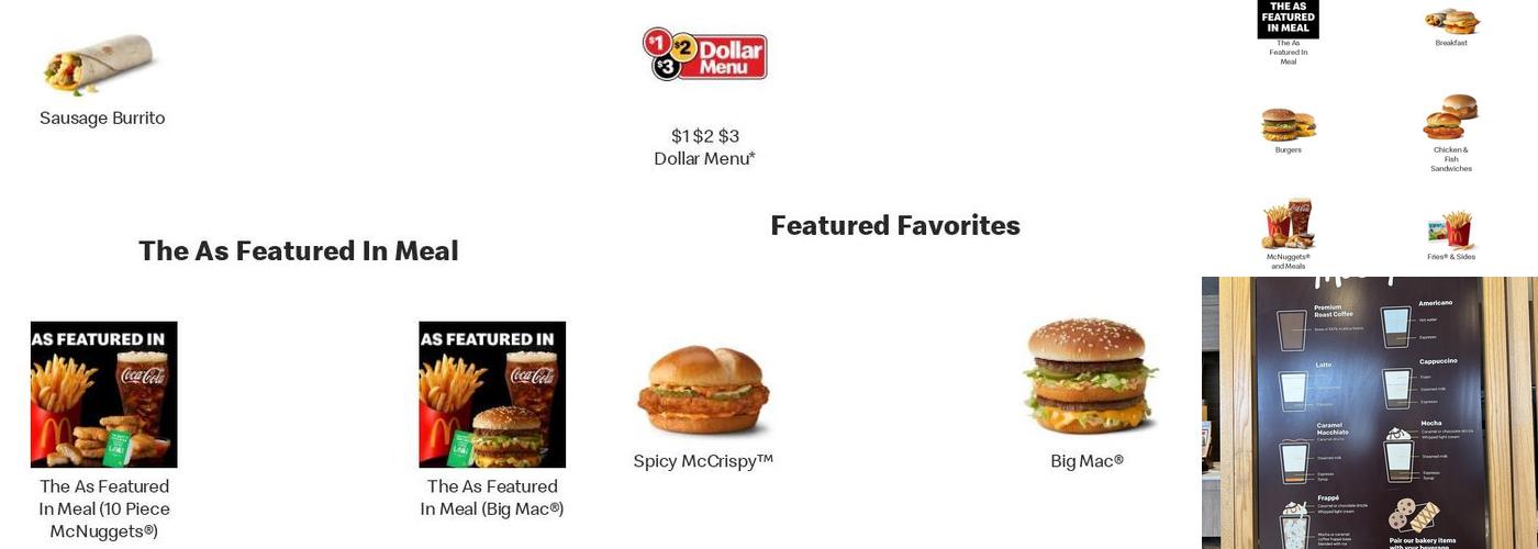 McDonald's Menu
