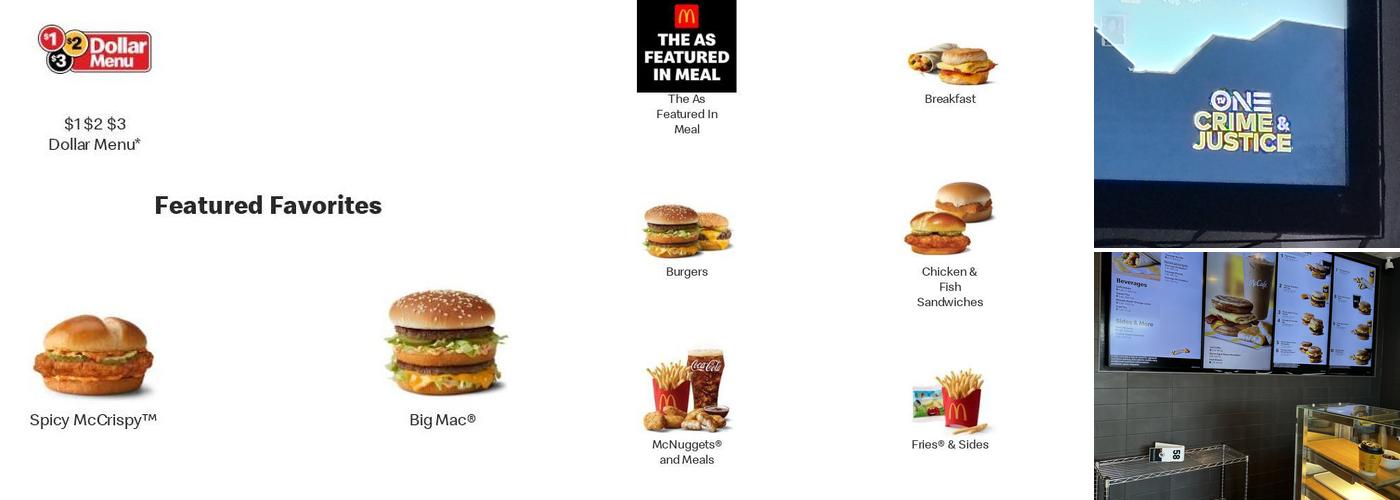 McDonald's Menu