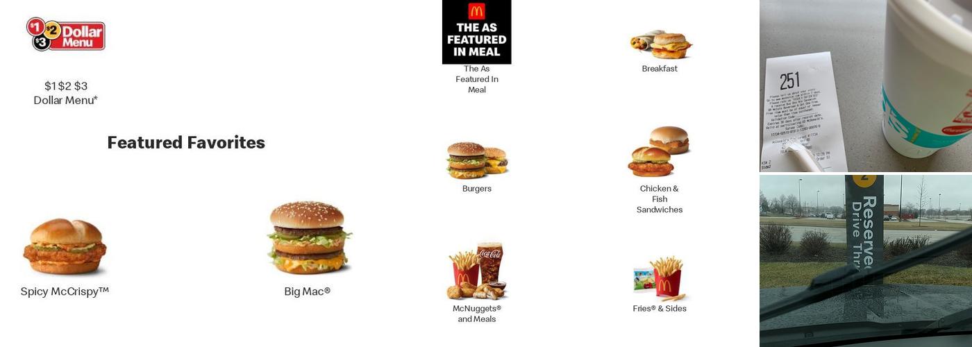 McDonald's Menu