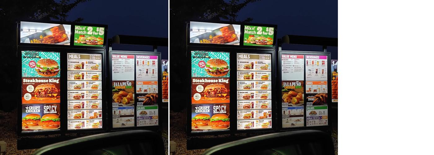 Burger King Menu