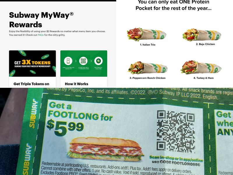 Subway Menu