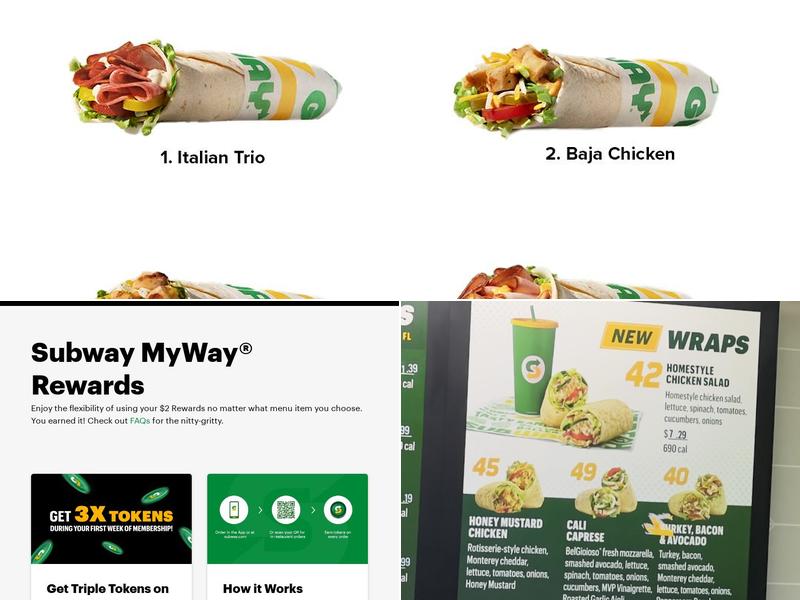 Subway Menu