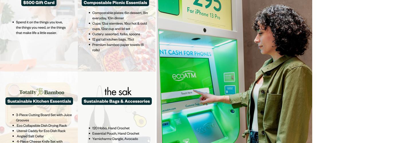 ecoATM Menu