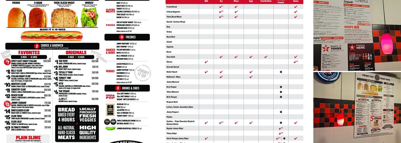 Jimmy John's Menu