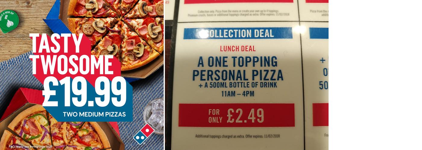 Domino's Pizza - London - Gidea Park Menu