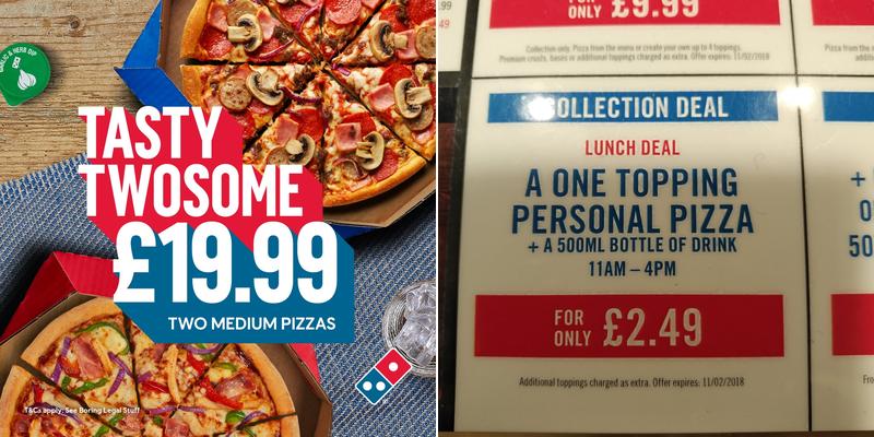 Domino's Pizza - London - Gidea Park Menu
