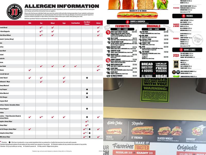 Jimmy John's Menu