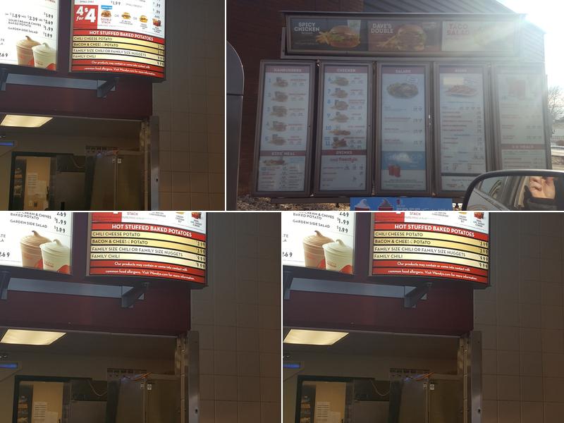 Wendy's Menu