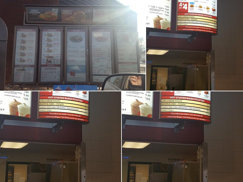 Wendy's Menu