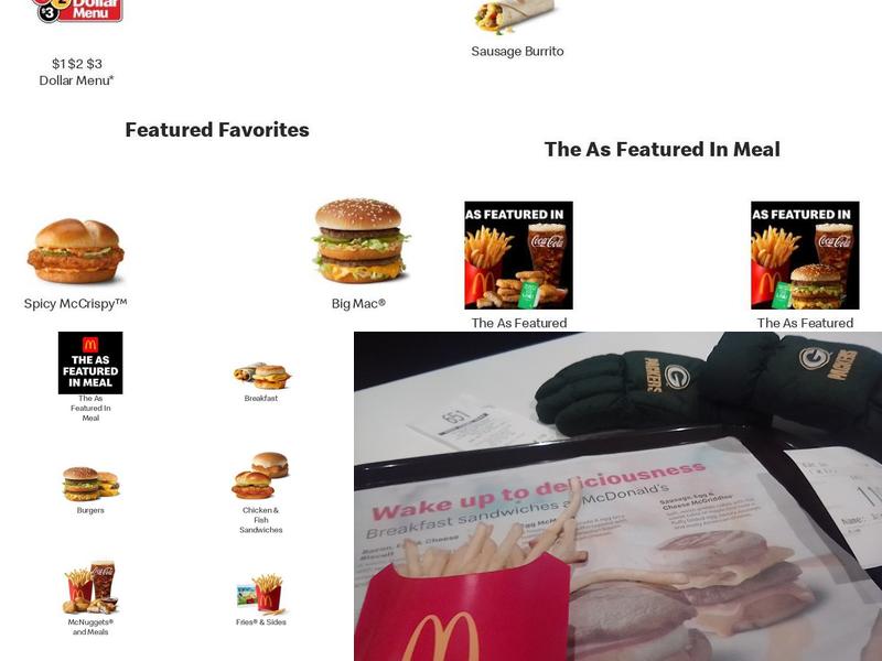 McDonald's Menu