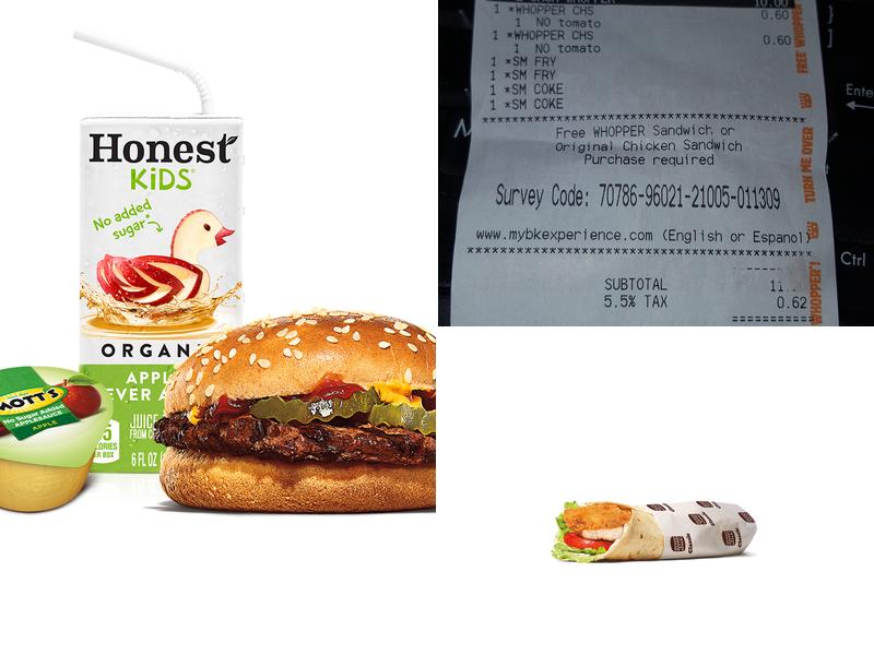 Burger King Menu