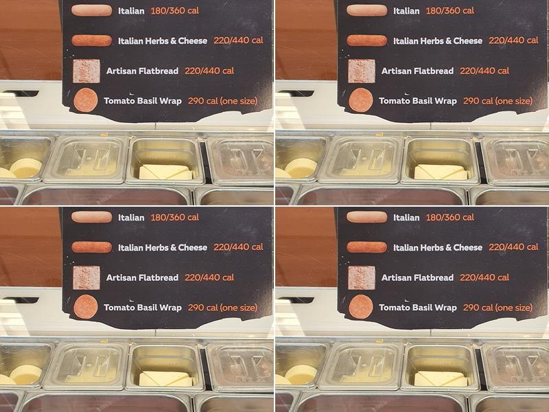 Subway Menu