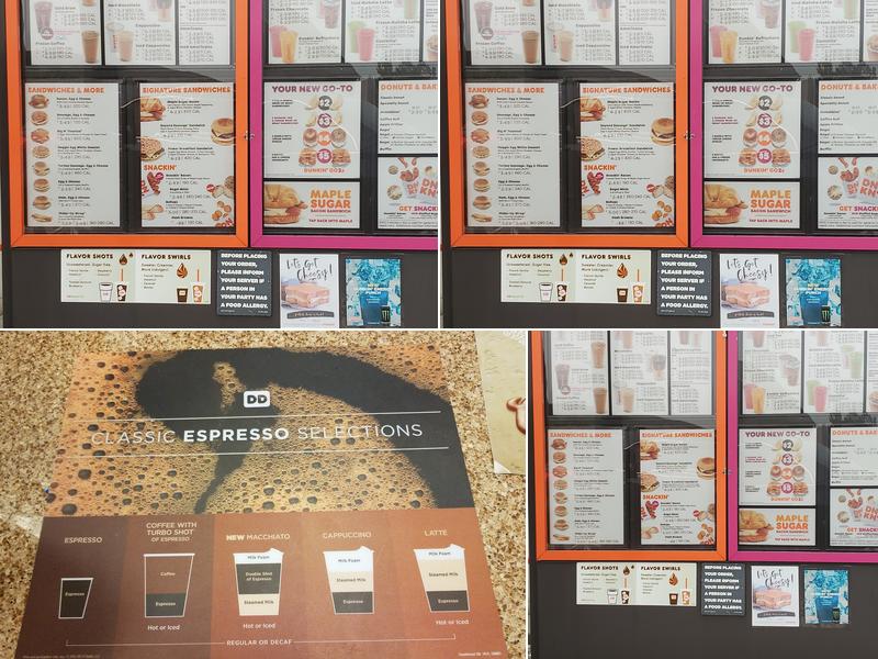Dunkin' Menu