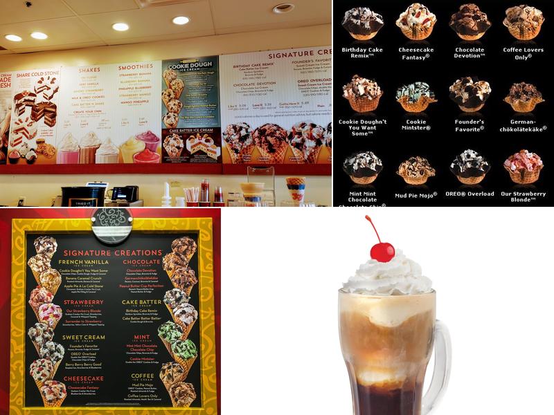 Cold Stone Creamery Menu