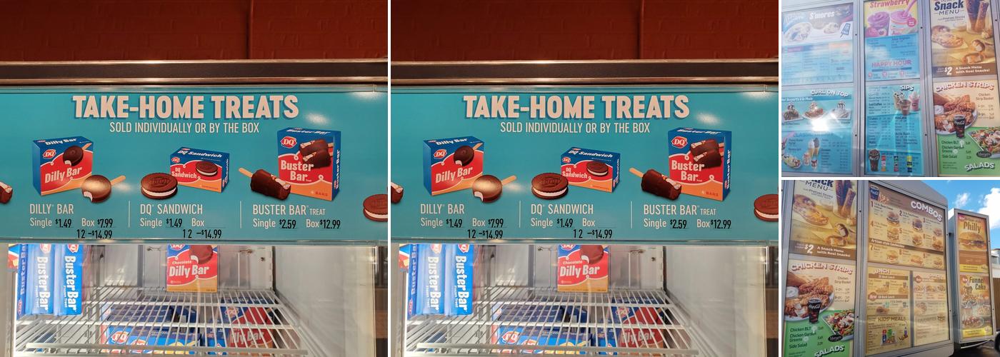 Dairy Queen Menu