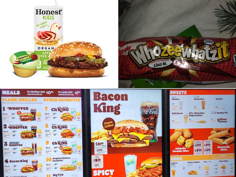 Burger King Menu