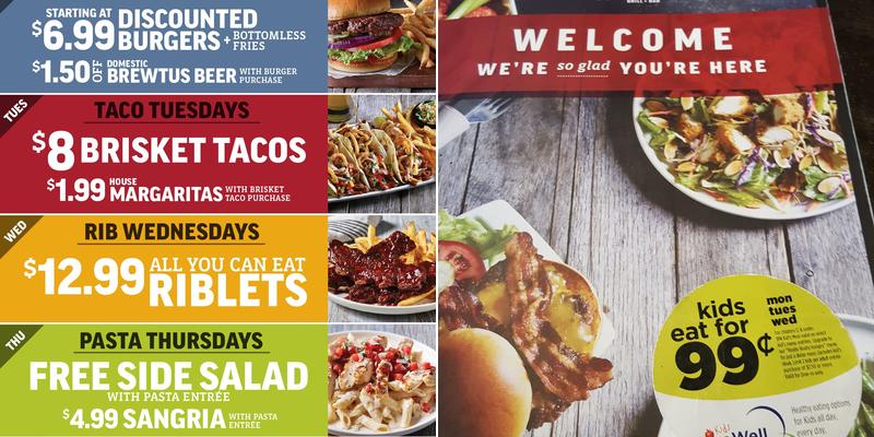 Applebee's Grill + Bar Menu