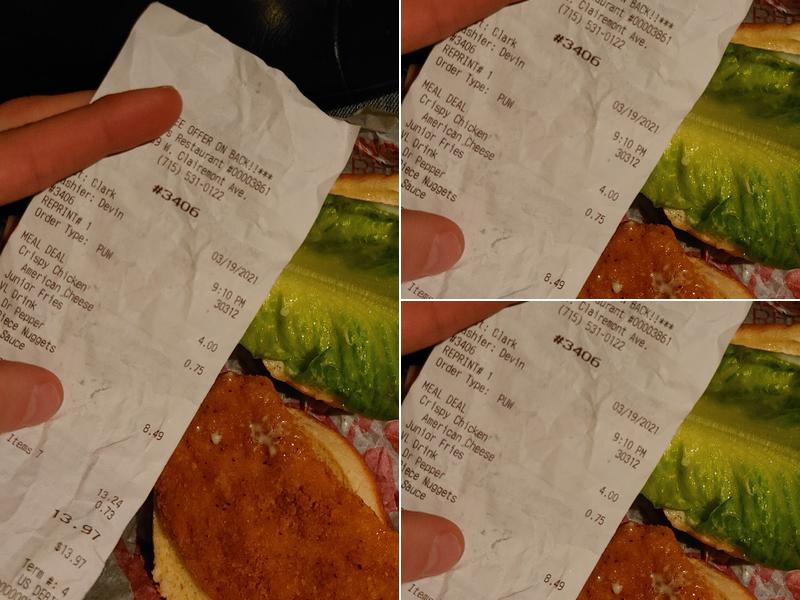 Wendy's Menu