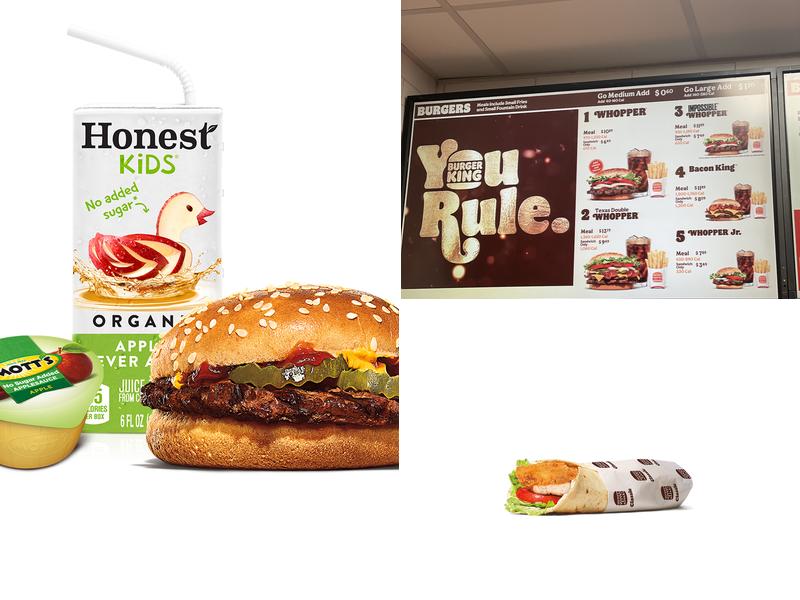 Burger King Menu