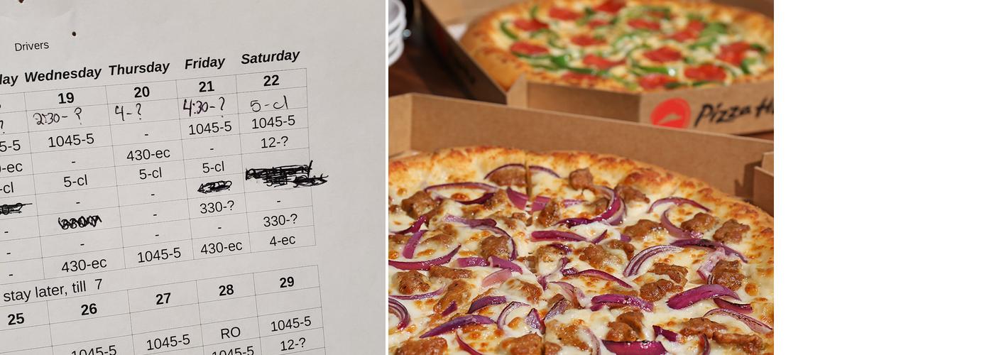 Pizza Hut Menu
