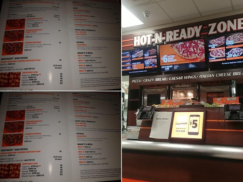 Little Caesars Pizza Menu