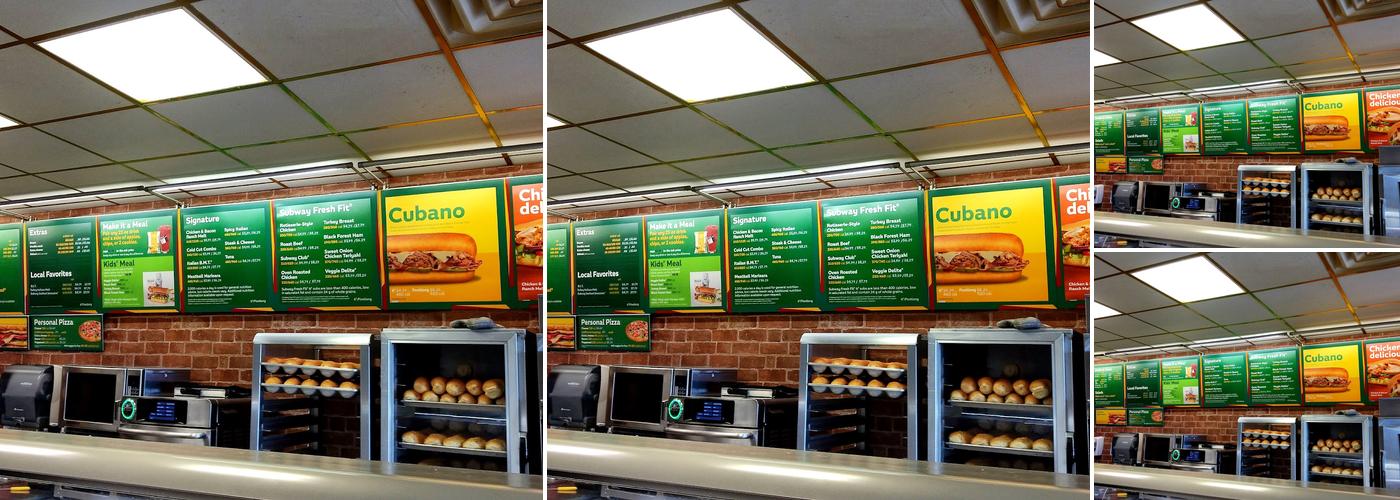Subway Menu