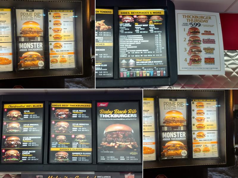 Hardee’s Menu