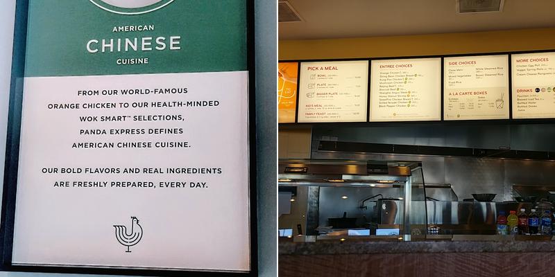 Panda Express Menu