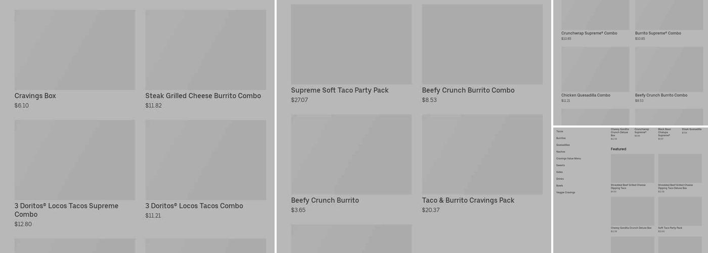 Taco Bell Menu
