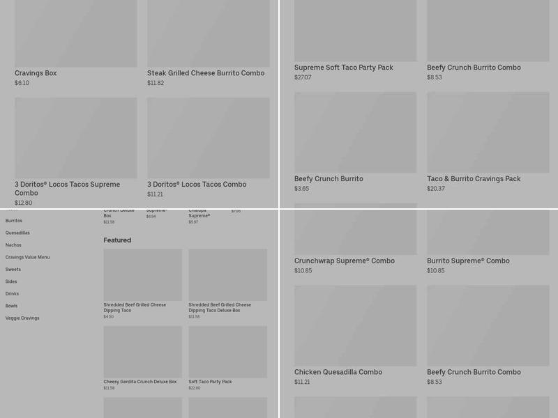 Taco Bell Menu
