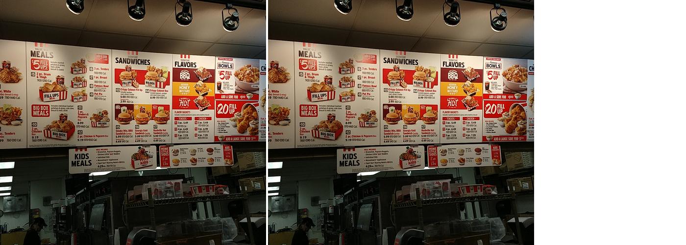KFC Menu