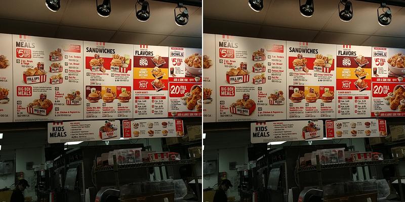 KFC Menu