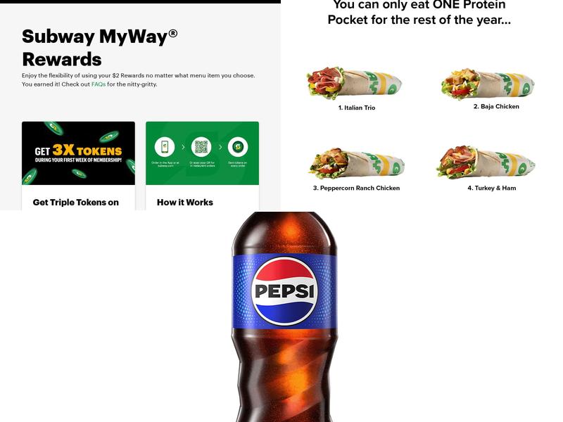 Subway Menu
